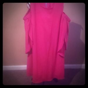 Red Dress Open shoulder